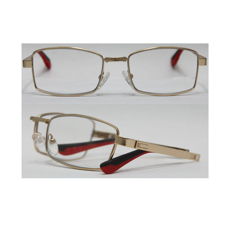 Унисекс най-новият стил сгъваеми очила за четене с метални храмове, AC лещи, CE и FDA стандарти,